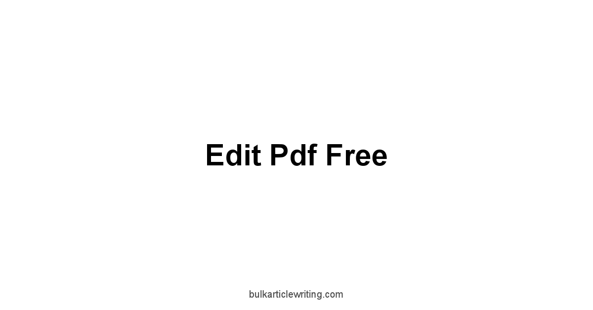 Edit Pdf Free 1 by Partners