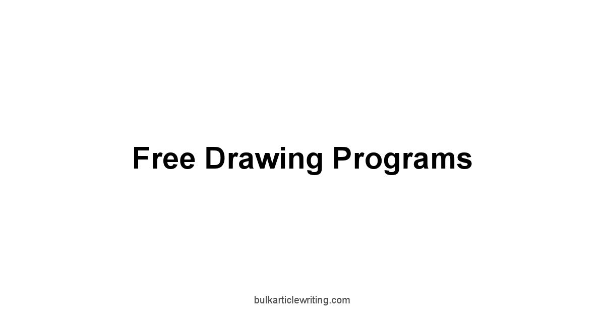 Free Drawing Programs 1 by Partners