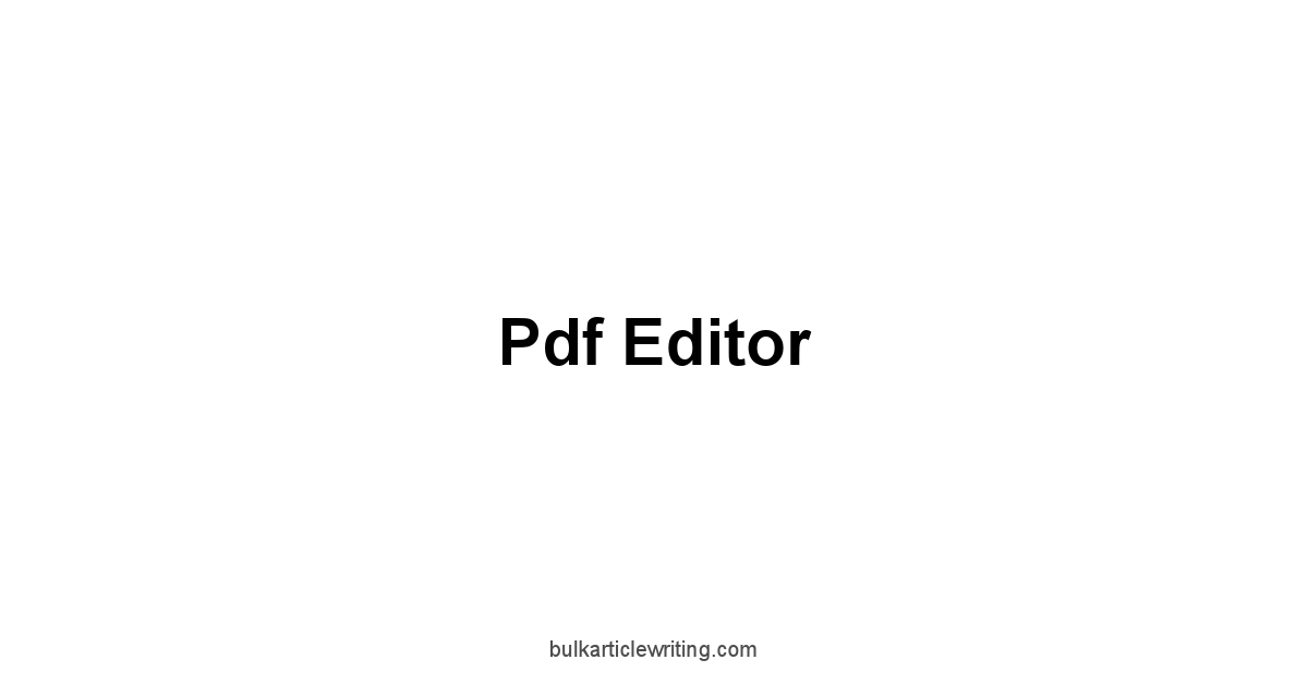 Pdf Editor 1 by Partners