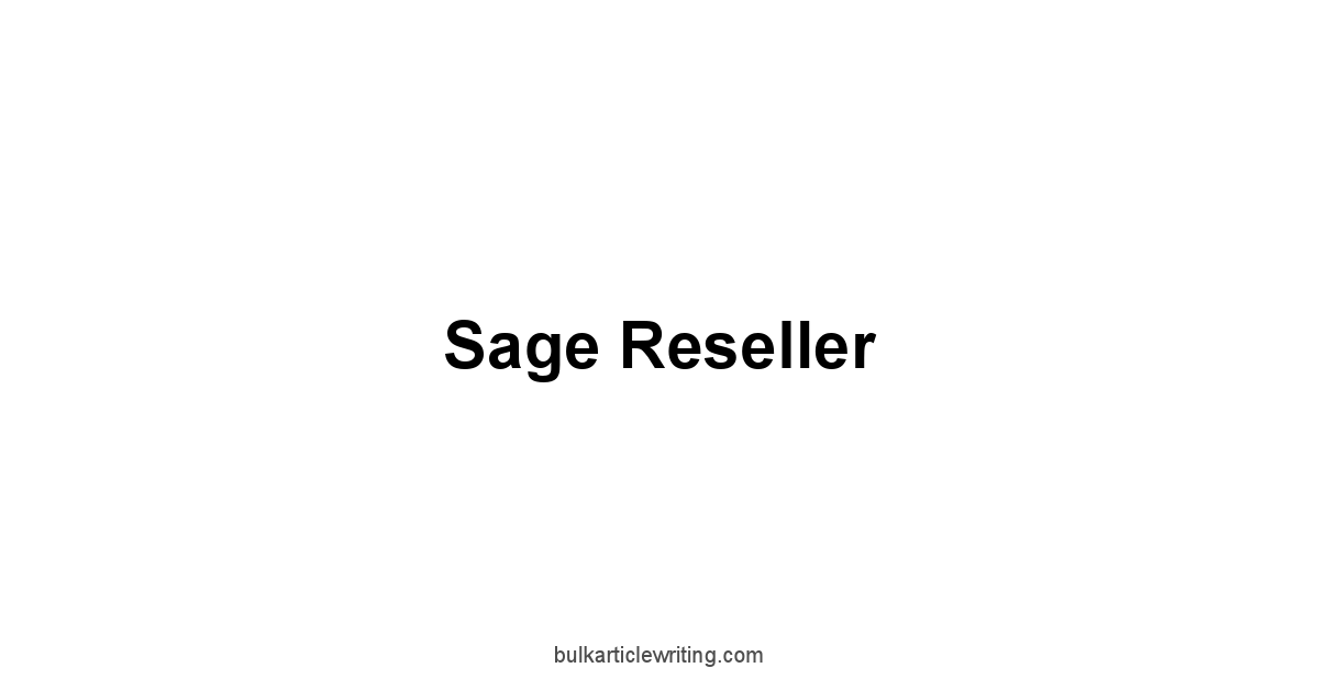 Sage Reseller 1 by Partners