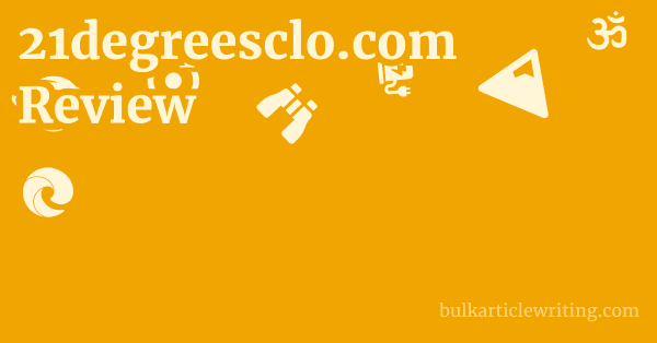 21degreesclo.com Review 1 by
