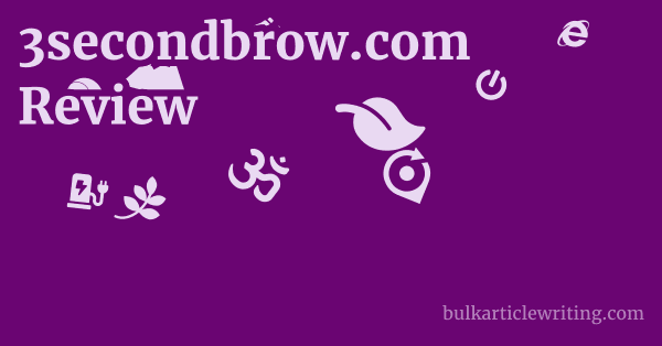 3secondbrow.com Review 1 by
