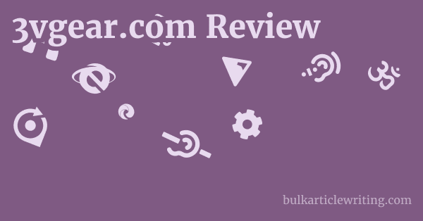 3vgear.com Review 1 by Partners