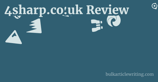 4sharp.co.uk Review 1 by
