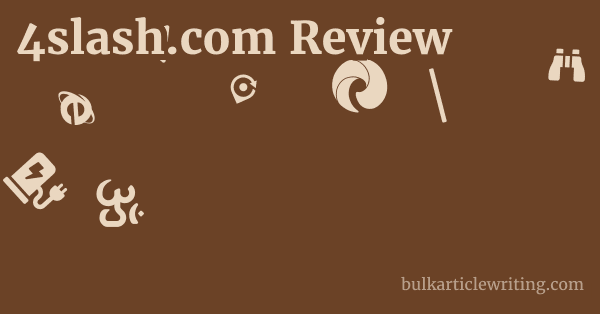 4slash.com Review 1 by