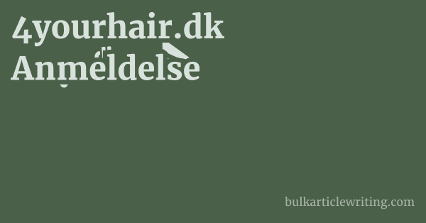 4yourhair.dk Anmeldelse 1 by Partners