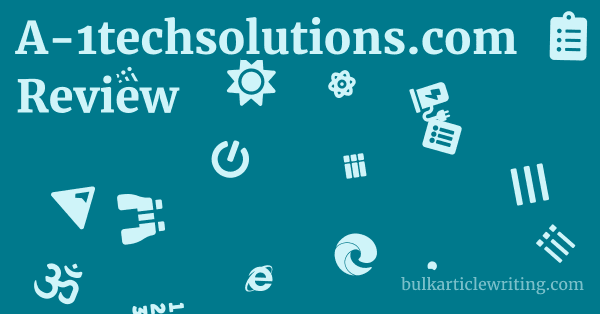 A-1techsolutions.com Review 1 by