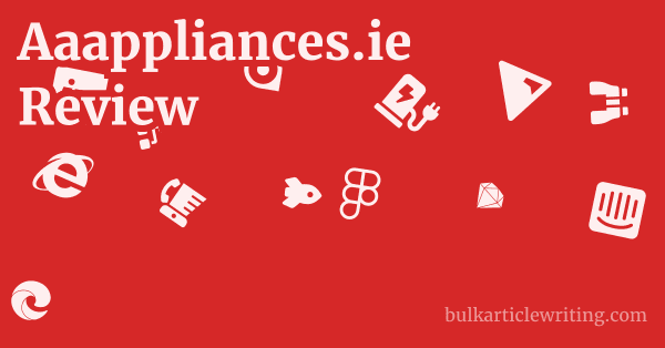Aaappliances.ie Review 1 by