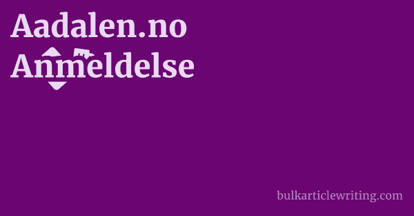 Aadalen.no Anmeldelse