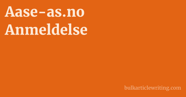Aase-as.no Anmeldelse 1 by Partners