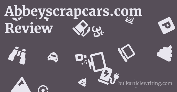 Abbeyscrapcars.com Review 1 by