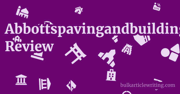 Abbottspavingandbuilding.co.uk Review 1 by