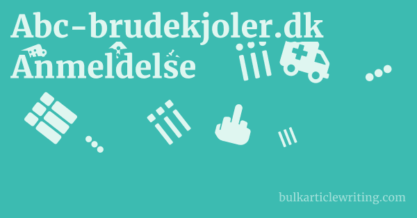 Abc-brudekjoler.dk Anmeldelse 1 by