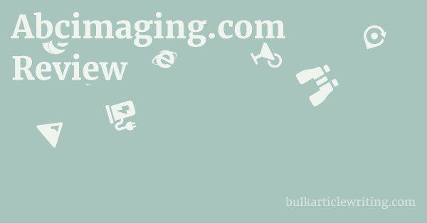 Abcimaging.com Review 1 by