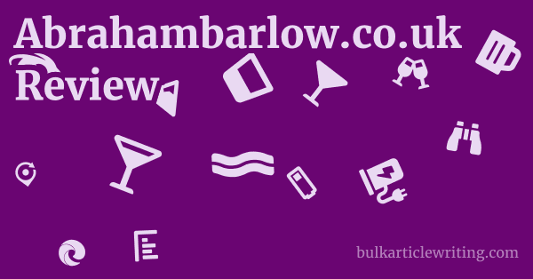 Abrahambarlow.co.uk Review 2 by Abrahambarlow.co.uk Review 1 by