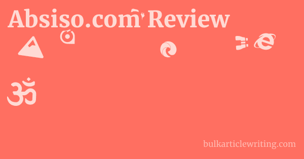 Absiso.com Review 1 by