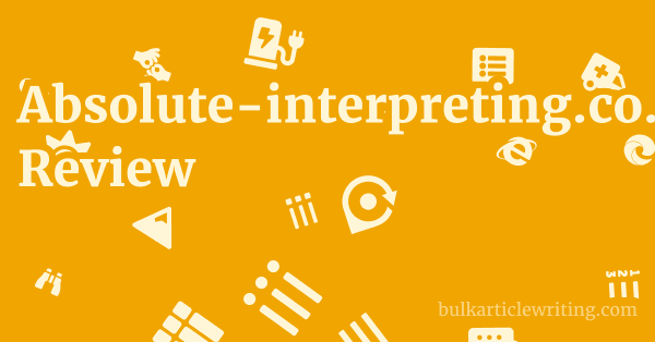 Absolute-interpreting.co.uk Review 1 by