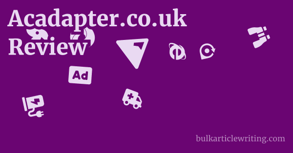 Acadapter.co.uk Review 1 by Partners