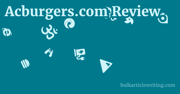 Acburgers.com Review 1 by
