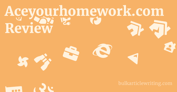 Aceyourhomework.com Review 1 by