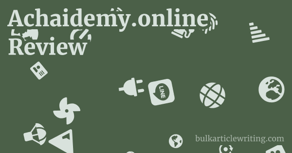 Achaidemy.online Review 1 by
