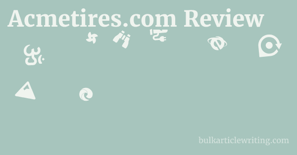 Acmetires.com Review 1 by