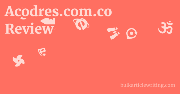 Acodres.com.co Review 1 by