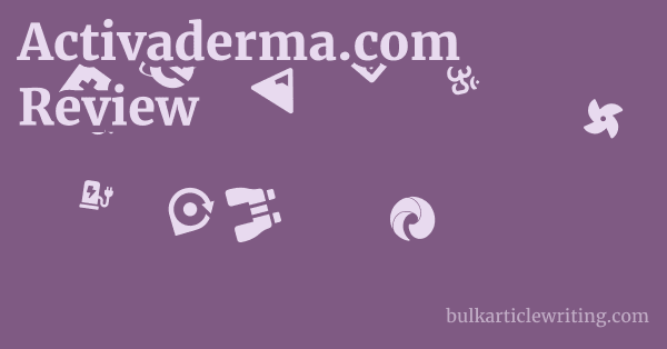 Activaderma.com Review 1 by
