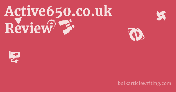 Active650.co.uk Review 1 by