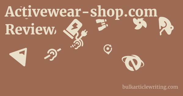 Activewear-shop.com Review 1 by