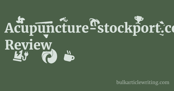Acupuncture-stockport.co.uk Review 1 by Partners