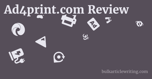 Ad4print.com Review 1 by