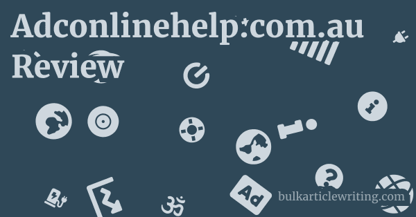 Adconlinehelp.com.au Review