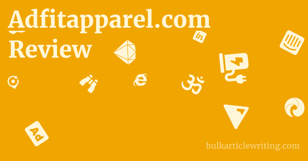 Adfitapparel.com Review 1 by