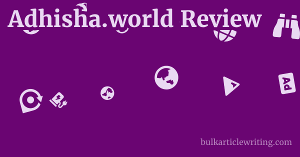 Adhisha.world Review 1 by