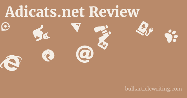 Adicats.net Review 1 by
