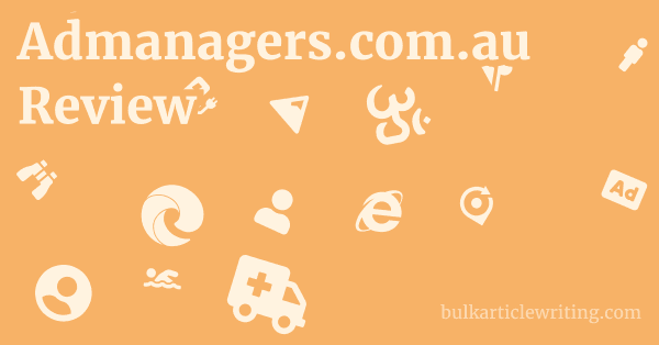 Admanagers.com.au Review 1 by