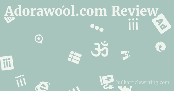 Adorawool.com Review 1 by