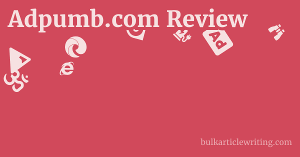 Adpumb.com Review 1 by