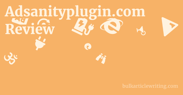 Adsanityplugin.com Review 1 by Partners