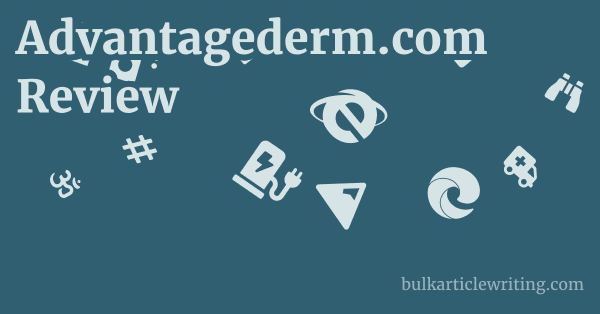 Advantagederm.com Review 1 by
