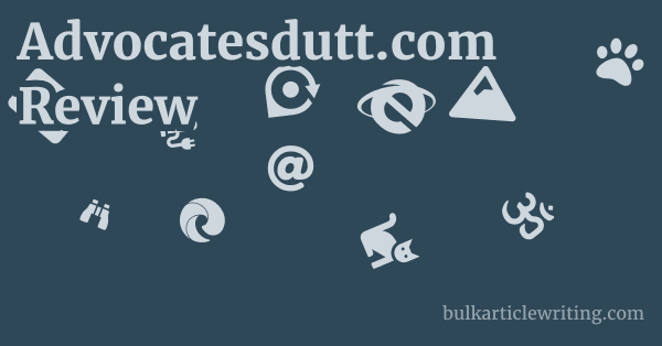 Advocatesdutt.com Review 1 by