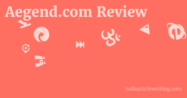 Aegend.com Review 1 by