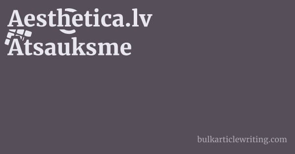 Aesthetica.lv Atsauksme 1 by