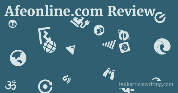 Afeonline.com Review 1 by