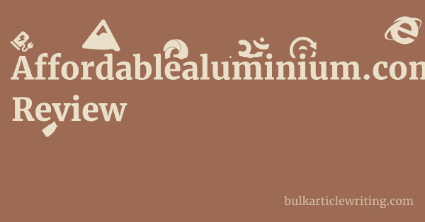 Affordablealuminium.com Review 1 by Partners