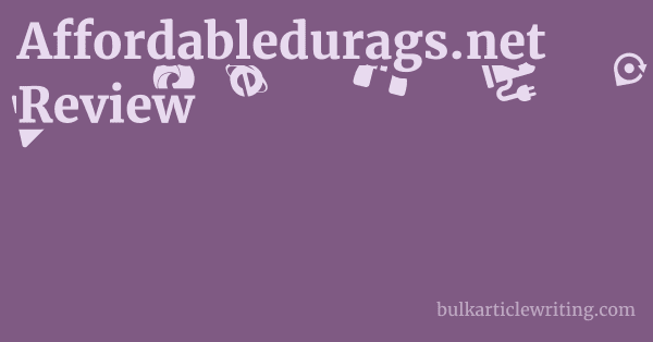Affordabledurags.net Review 1 by Partners