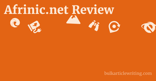 Afrinic.net Review 1 by