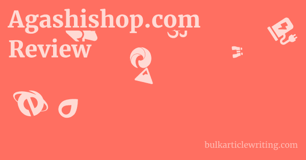 Agashishop.com Review 1 by Partners