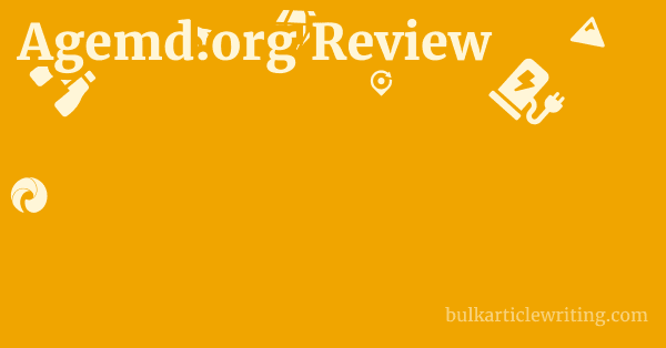 Agemd.org Review 1 by